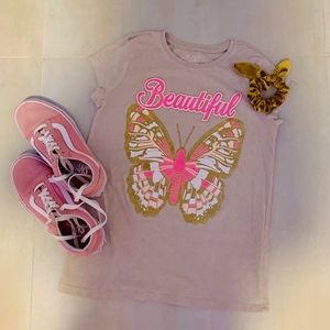 it’s a cream butterfly t-shirt!!!!